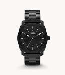 Fossil Men's Machine Black Stainless Steel Watch FS4775IE