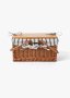 Villa Wicker Picnic Basket With Cotton Lining
