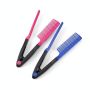 2 Piece V Shaped Hair Straightening Brush Comb