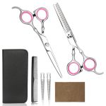 Professional Home Hair Cutting Kit - Quality Home Haircutting Scissors Barber salon home Thinning Shears Kit With Comb And Case