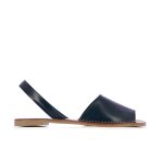 Slingback Flat Sandal -navy