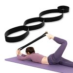Yoga Stretching Strap For Physical Therapy Stretch Strap For Home Workout Exercise Pilates And Gymnastics Stretch Strap With 4 L