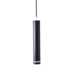 Adonia LED Pendant Light Black White - White
