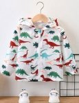 White Dinosaur Windbreaker