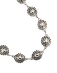Antique Silver Western Scalloped Oval Belt