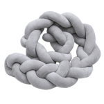 Nuovo - Knot Cot Bumper - Grey