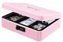 Kyodoled Metal Cash Box With Combination Lock Money Box For Cash Safe Metal Box With Money Tray For Security Lock Box 11.81"X 9.45"X 3.54"