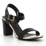 Pierre Cardin Lana Sandal Heel - Black - 8