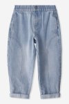 Jnr Barrel Leg Denim - 10 Light Wash