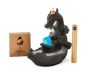 Handcrafted Ceramic Mystical Dragon Incense Burner & Glass Ball With Backflow Cones & Incense Sticks