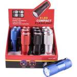 Tork Craft Torch LED Alum M/col X12 Pdq Box Incl Aaa Batteries