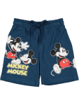 Mickey Mouse Cotton Shorts - 5 6 Teal