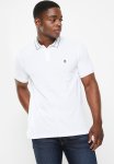 Logo Collar Short Sleeve Polo - Bright White