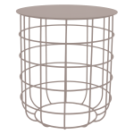 Grid Side Table - Pebble Ferro