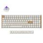 K4 He 96% Magnetic Switch Hot-swap Rgb Wireless Keyboard White Wood + Aluminium -K4H-Q1