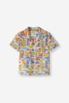 BOYS Abstract Shirt - 10 Cement