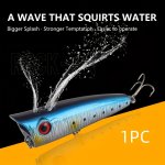 Spray Water Wave Climbing Lure Bait Water Surface Long Throw Floating Water Bump Squeegee Luminous Noise Warping Mouth Bass Fake