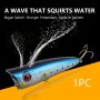 Spray Water Wave Climbing Lure Bait Water Surface Long Throw Floating Water Bump Squeegee Luminous Noise Warping Mouth Bass Fake Bait 1PC