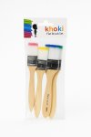 Khoki 4 Piece Flat Brush Set