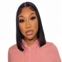 14 Inch Straight Wig - Human Hair With 13X4 Lace Front