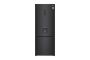 LG Matte Black 446L Bottom Freezer Fridge Linear Invert Comp. GC-F569NQHM