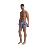 Men's White And Blue Swimming Briefs