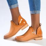 Pierre Cardin Mc Kenna Cut Out Gusset Bootie - Tan - 8