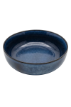 Deep Blue Ceramic Serving Bowl 25.4CM - None Blue