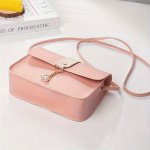 Chic Women's Crossbody Bag With Faux Pearl Charm - Sleek Square Shoulder Purse Faux Leather Available In Cream black