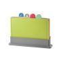 4 Colour Coded Cutting Board Index Set With Storage Case IB-26