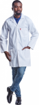 Lab Coat White Long Sleeve With Pockets Different Sizes