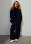 Wide Trousers - Blue