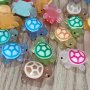 Miniature Nightlight Turtles In 8/16/32 Sizes - Perfect For Resin Terrariums Car Ornaments And Fabric Decoration - Cute Animal Charms For Jewelry Making