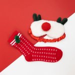 Christmas Eye Mask And Socks Gift Set