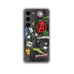 Samsung Smapp Marvel Doodle Backplate Galaxy S23