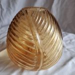 Vases & Pots Glassamber Leaf PATTERN12 12CM