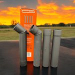 Ozpig Series 2 Offset Chimney Kit Extractor Unit