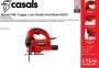 Casals Jigsaw With Trigger Lock Plastic Red 65MM 650W