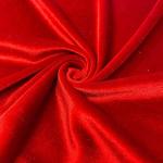 Stretch Velvet Plain Red 150CM 10