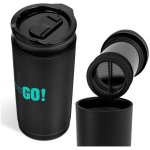 Colombia Plastic Double-wall Tumbler & Press 470ML