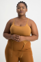 Gabby Strappy Tank Top - Brown Sugar - XL
