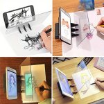 Adjustable Optical Drawing Board - Portable Sketching Tool With Image Reflection - Drawing Projector For Artists Beginners And A