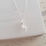 C785 - 925 Sterling Silver Rose Flower Necklace