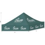 Ovation Sublimated Gazebo 2M 2M Roof Excludes Hardware