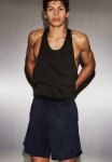 Drymove Stretch Sports Shorts With Zipped Pockets - Blue