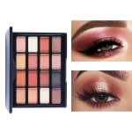 16 Colors Eye Shadow Pallette MINI Travel Size Cosmetic Matte Eyeshadow Cream Makeup Palette Shimmer Glitter Eyeshadow Eye Make-