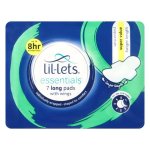 Lil-Lets Unscented Long Sanitary Pads 7 Pack