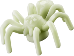 Parts Spider With Elongated Abdomen 29111 - Glow In The Dark White
