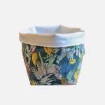 Medium Fabric Bucket - Wild At Heart Gunmetal Cool