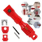 Ybqsply Basin Wrench 24 In 1 Faucet And Sink Installer Multi Tool Multi-purpose Plumbing Wrench Faucet Wrench Sink Wrench Plumbe